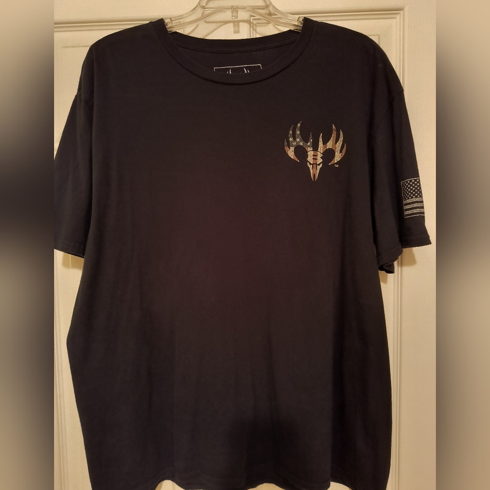 Men's 'Live Free Hunt Hard' Short Sleeve T-shirt, XL